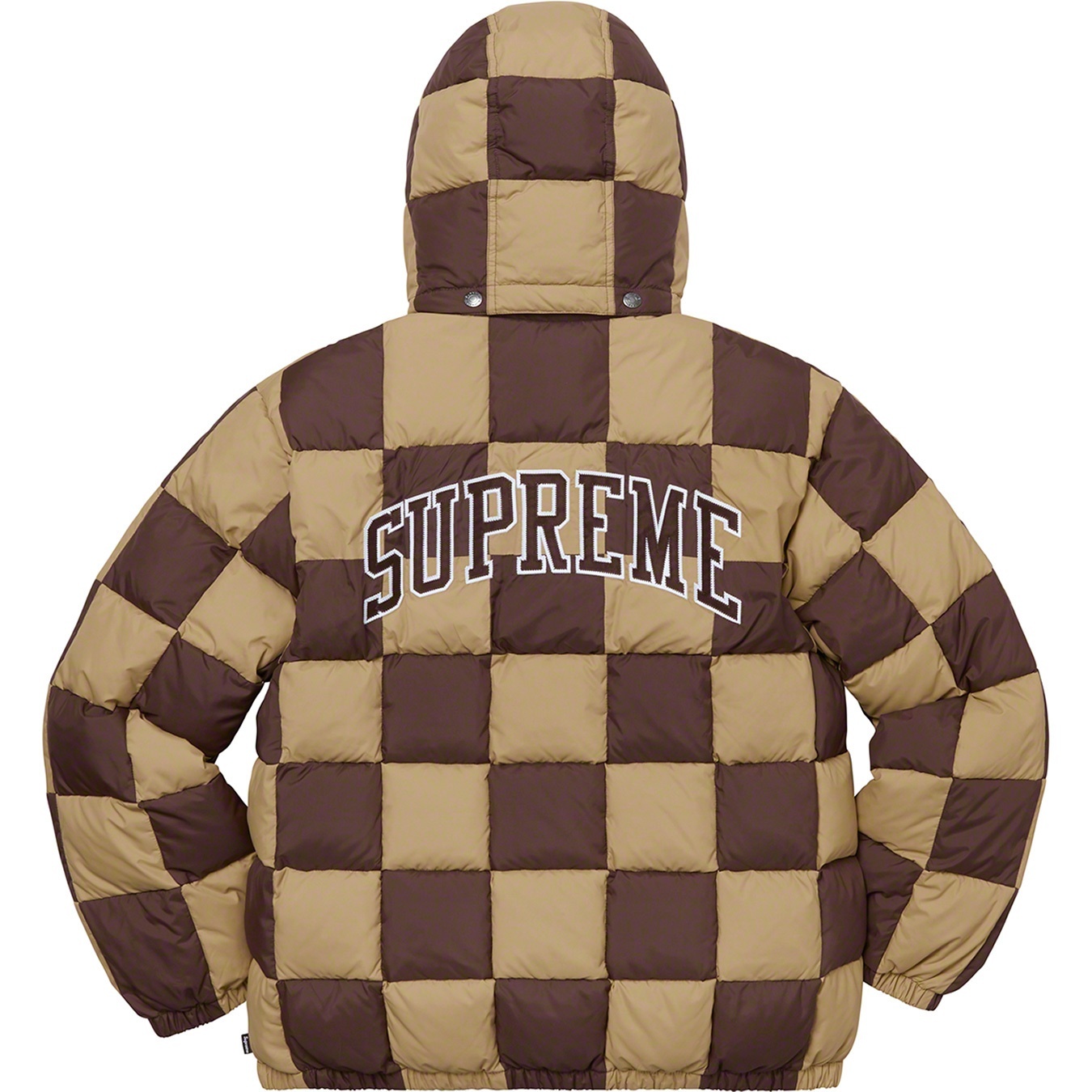 Checkerboard Puffy Jacket view 9